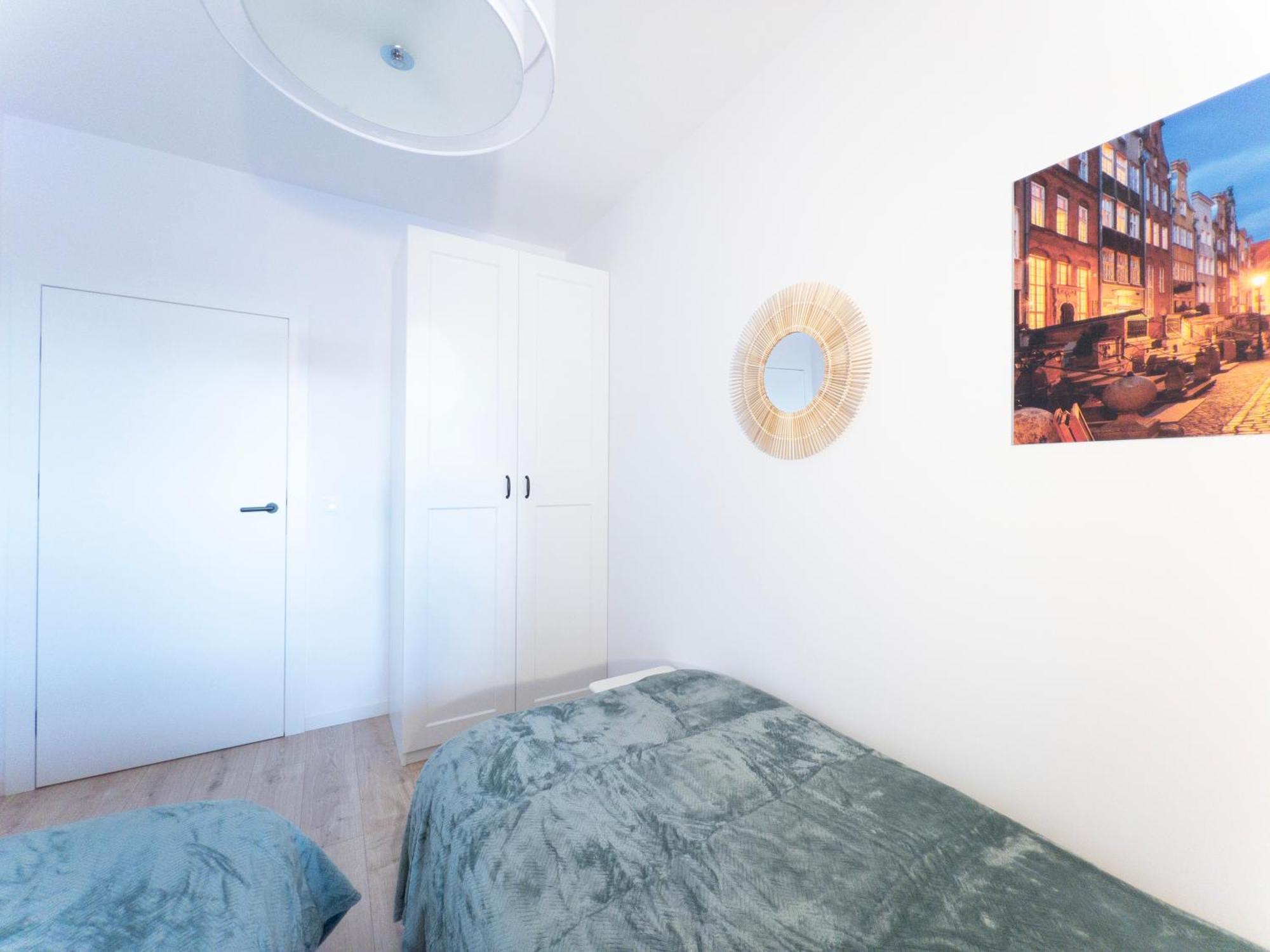 Apartament Z Dwiema Sypialniami + Parking Gdansk Exterior photo